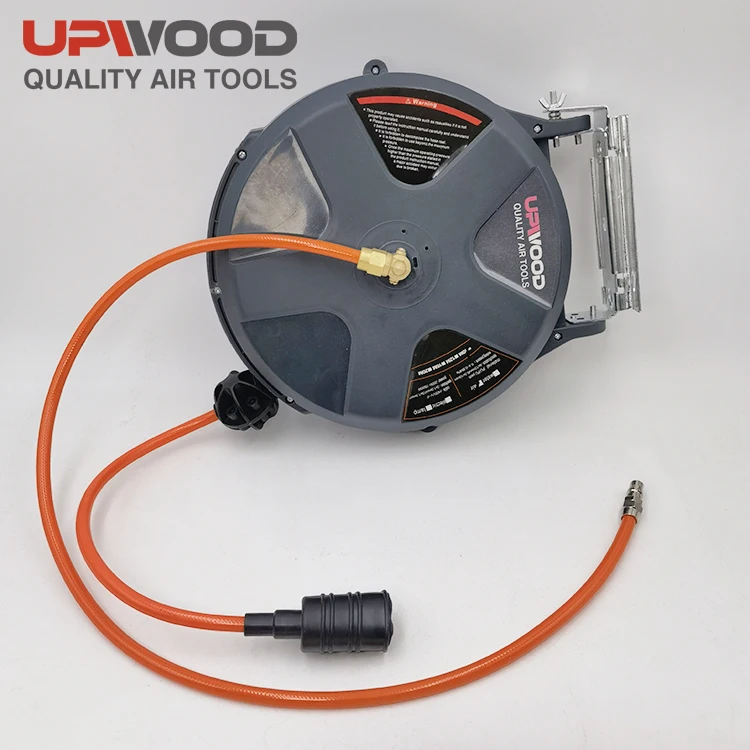 UW-DQ610 10*6.5mm High Pressure Air Heavy Duty Spring Retractable Air Hose Reel 10M