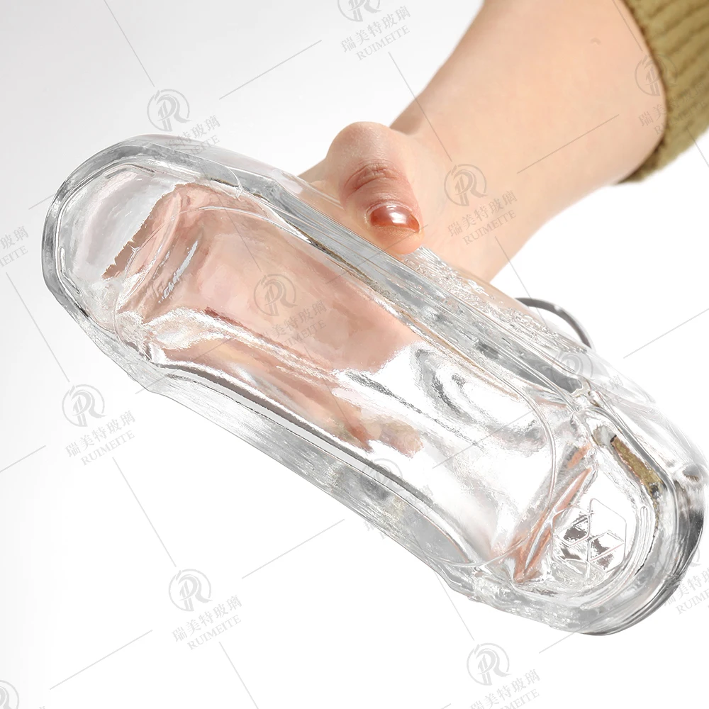 High Quality 750ml 500ml 1000ml Manufacture Super Flint Glass Bottle for Spirits Rum Gin Whisky Cognac XO Brandy Cork Sealing