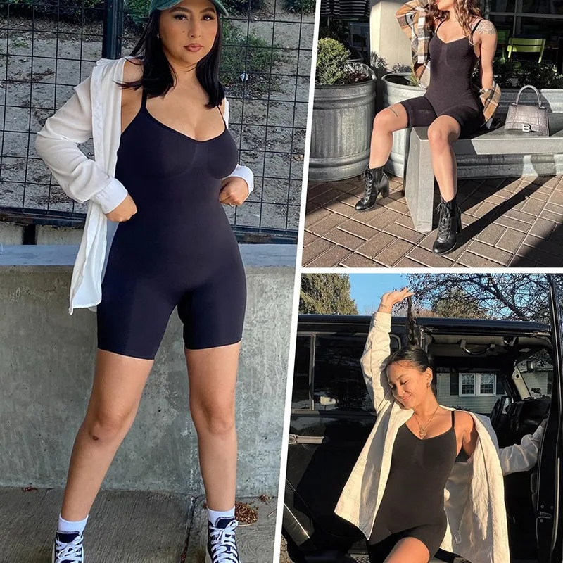 High Waist Shapewear Seamless One Piece Jumpsuit Butt Lift Slimming Body Shaper for Women