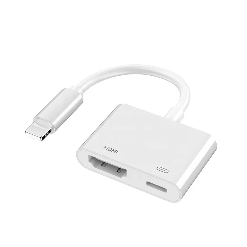 Кабель-адаптер 2 в 1 с Lighting на PD Hdmi для смартфонов, ноутбуков и планшетов