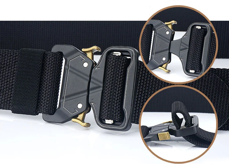 hot sale 1.5ich Tactical Belt with quick release buckle, Battle Belt, MOLLE Belt  Quick Release Rigger Belt