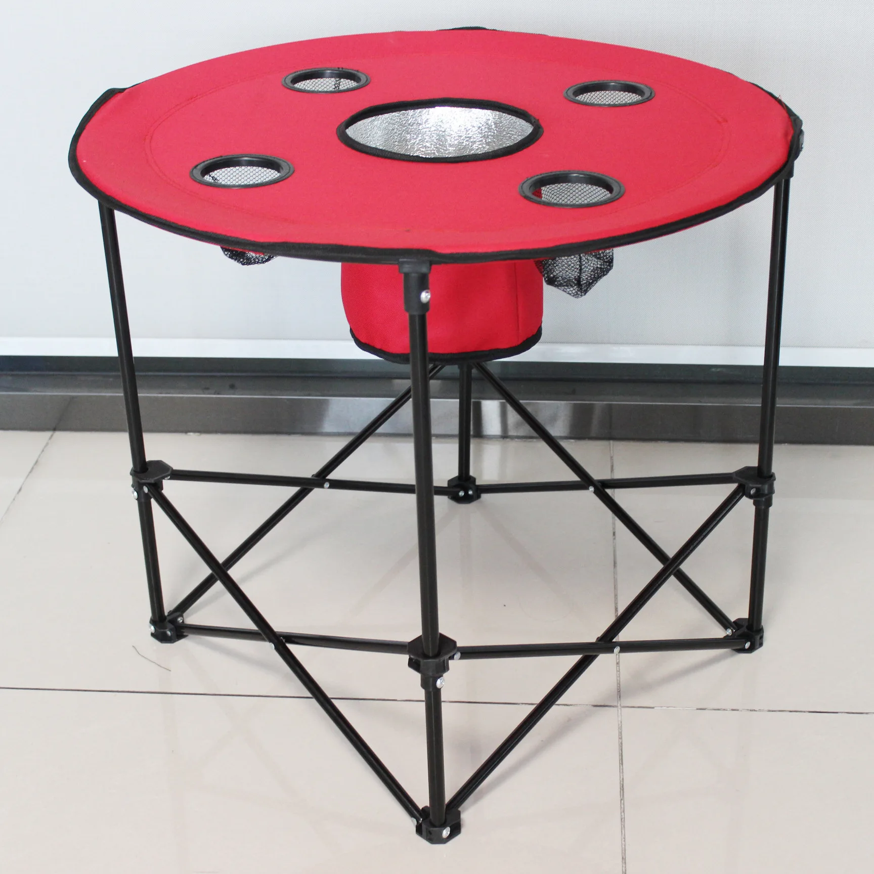 good quality outdoor picnic bbq garden party cooler box table wine holder setterproof