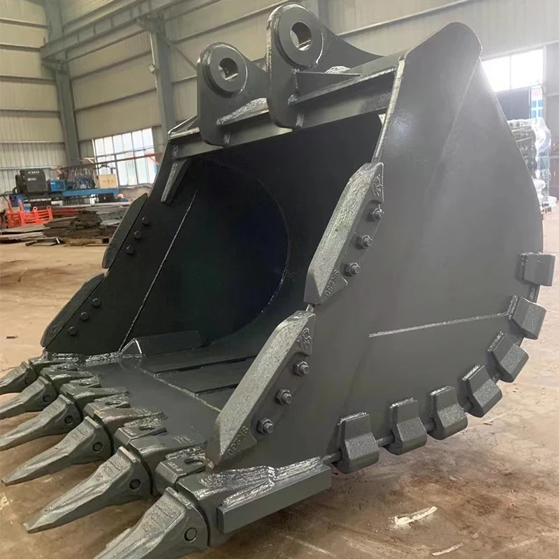 Customized Size Standard Trench Clamshell Rtilt Rock Stone Loader Mini Wheel Excavator Crusher Bucket