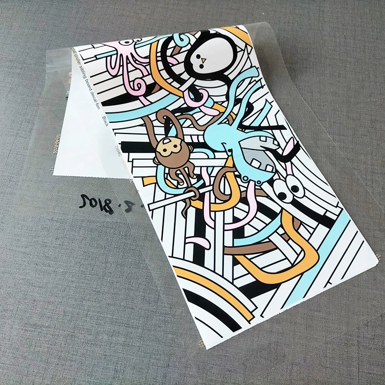 Customized Design UV Printing Fingerboard Heat Transfer Film Screen Printing Skateboard Heat Transfer Printed Paper