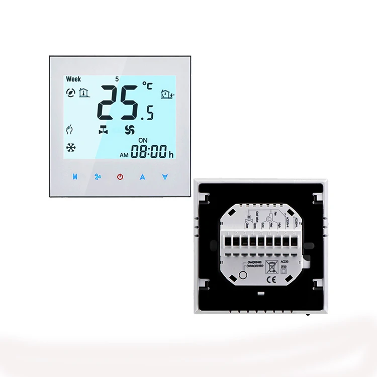 Система вентиляции и кондиционирования интеллигентая (ый) RS485 или Modbus кондиционер 4-трубный комнатный термостат контроллер температуры цифровой вентиляторный доводчик с водяным
