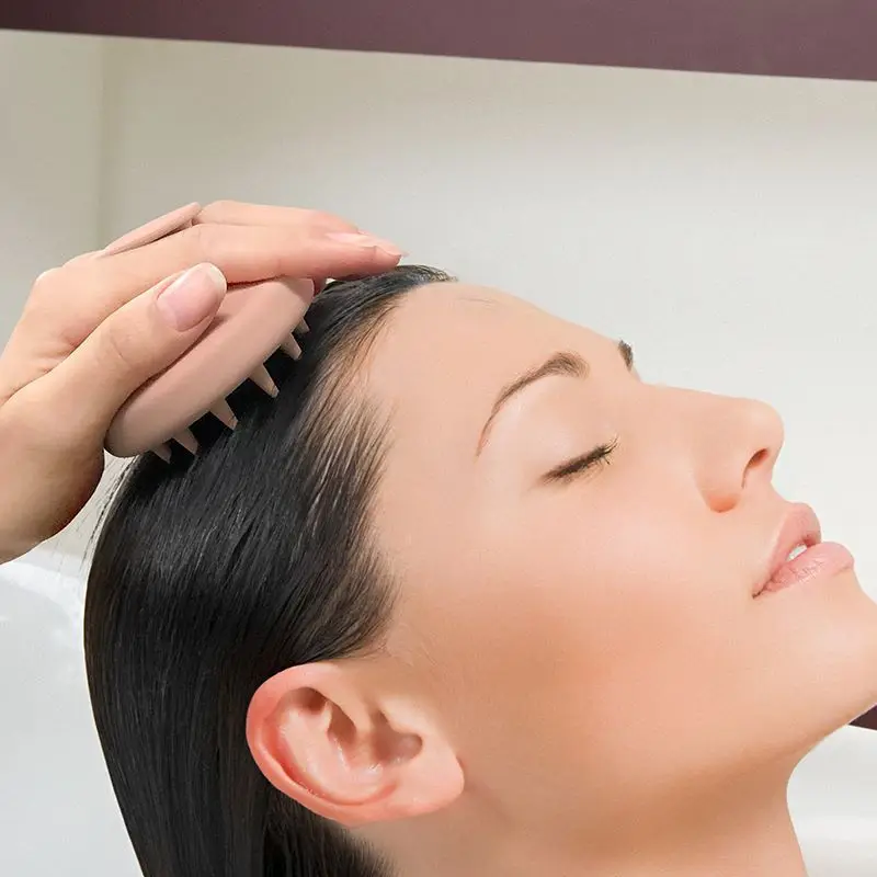 All silicone wholesale scalp massager shampoo hair brush head massage hair scalp massager brush