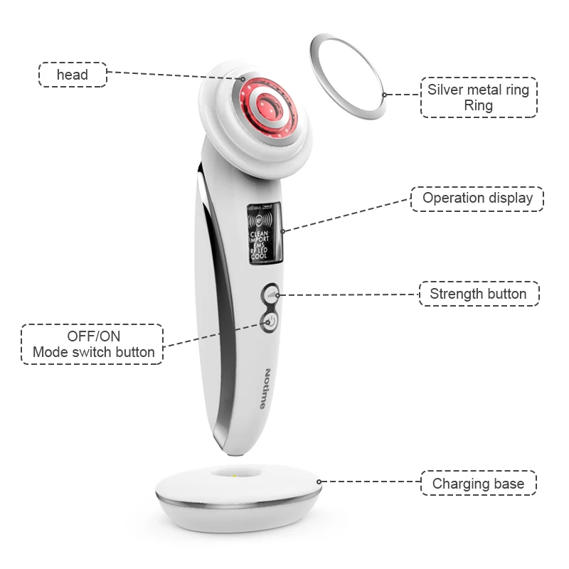 Notime High Quality Rejuvenation Home Use RF Beauty Device Products Electroporation Facial Anti-wrinkle Machine