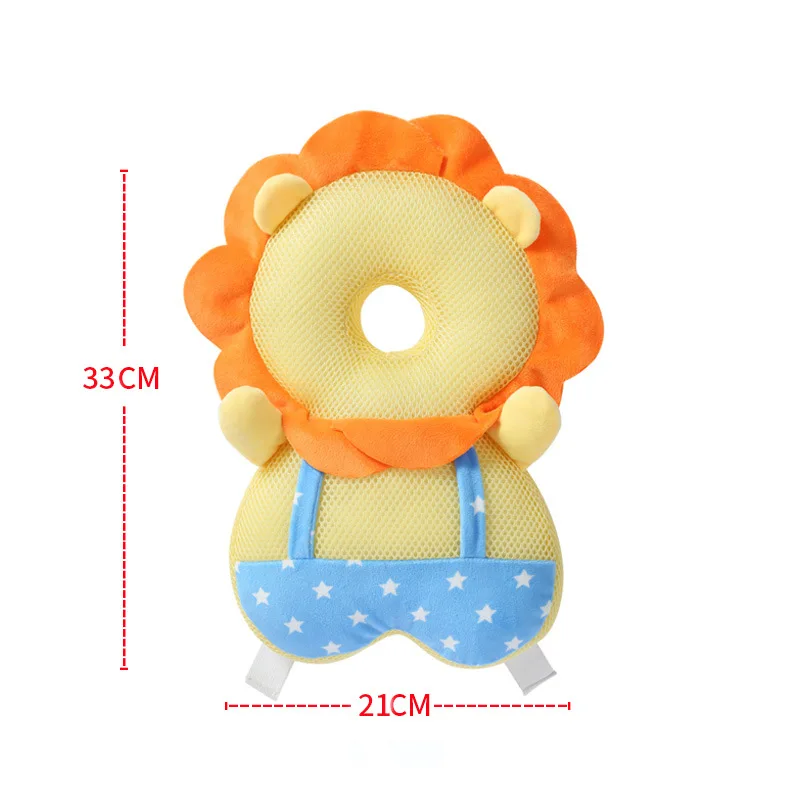 Hot sale cartoon design customized soft breathable quality baby anti-fall safety pillow