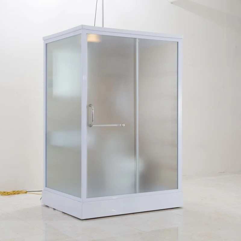 Modern Bathroom Accessory One-Piece 5mm Enclosed Tempered Glass Shower Door with Sliding Open Style for Hotels and Steam Rooms
