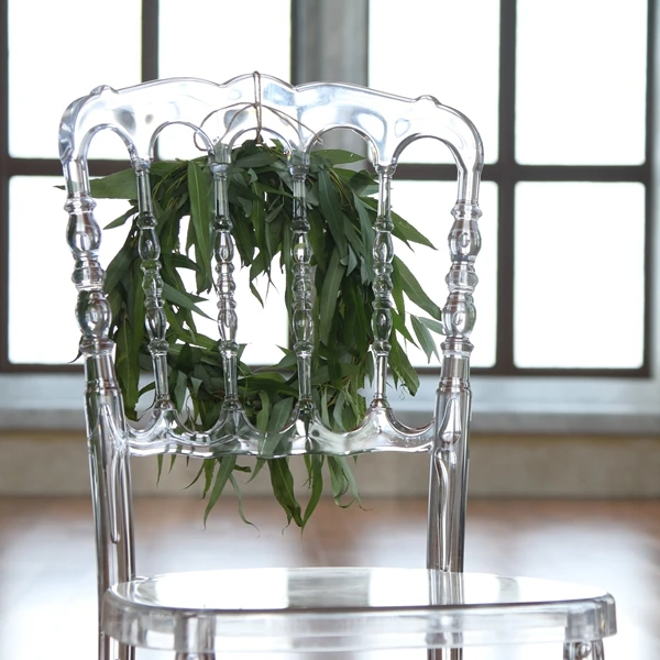Rental Plastic Resin Royal Napoleon Clear Chairs for Event Wedding Party