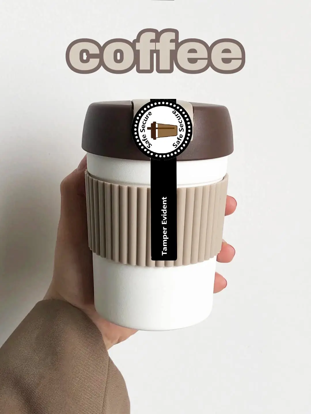 Food Delivery Stickers Sealed for Freshness Safety Secure Tamper Evident Seal Labels for Drink Lid