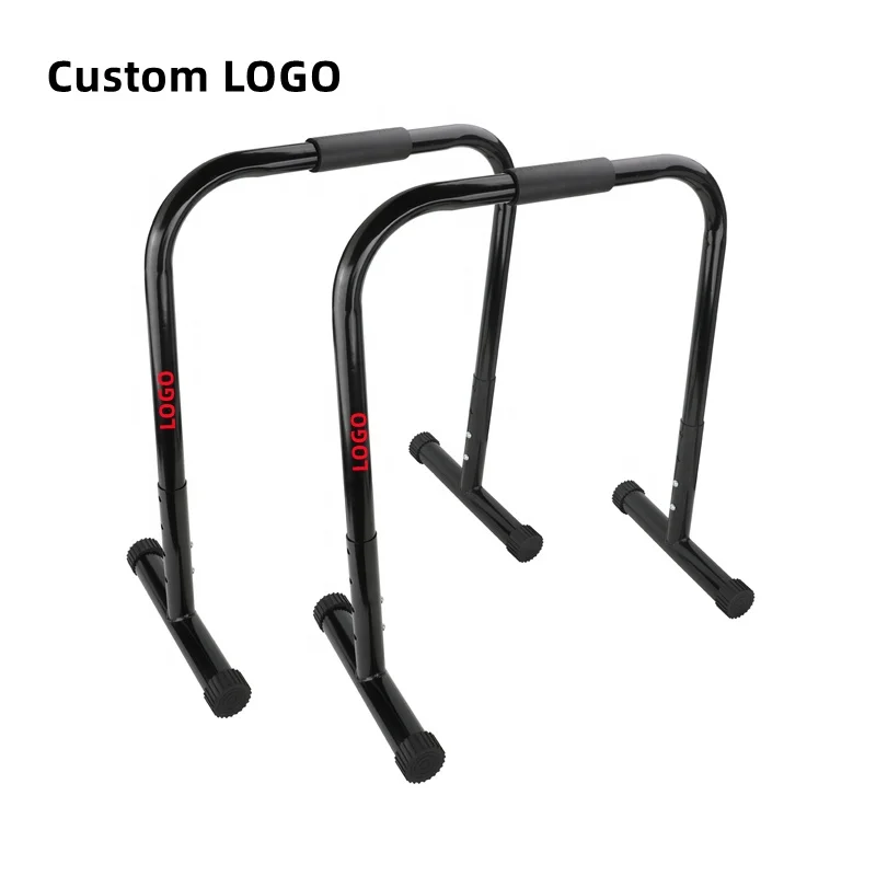 Hot Selling Home Gym Equipment Muscle Exercise Gymnastics Dip Station Height Adjustable Portable Parallel Bar For Training