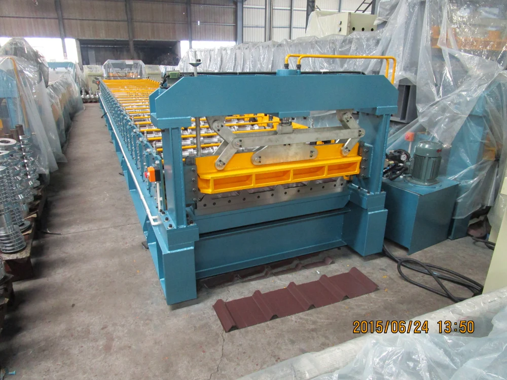 Building Material Galvanized Corrugated Roof Sheet Making Machine in china