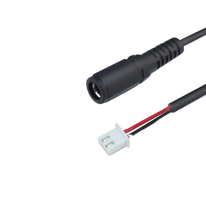 DC Female To 2 Core Wire xh 2.54 battery Terminal connecting dc Cable 5.5 X 2.1mm od 3.5mm DC Power Plug Connector Cable