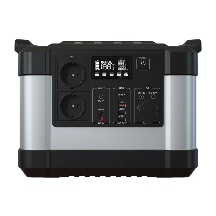 Hot product portable power station 1000W lifepo4 outdoor solar generator energy system portable charger power bank
