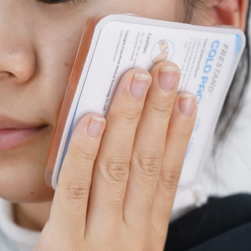 Cryo-Push Keep Soft After Freezing Ice Pack Gel For Cooler Cold Pack Ice Gel migraine relief cap, soothing headache ice pack