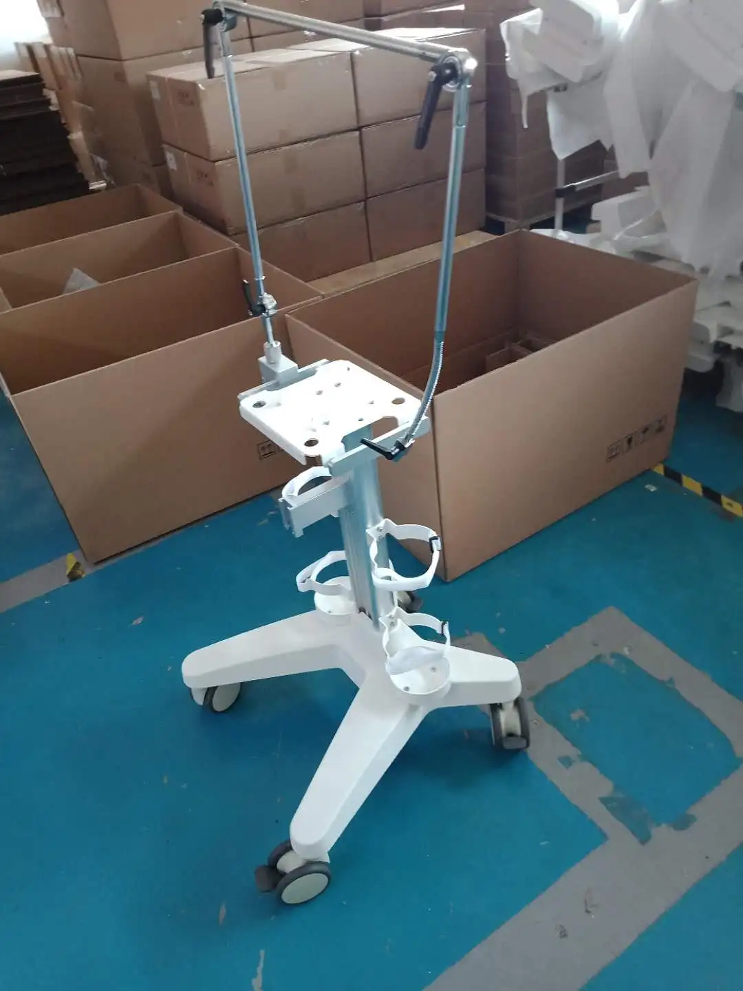 transport ventilator trolley for ambulance anti-nuclear magnetic ventilator trolley neonatal ventilator trolley