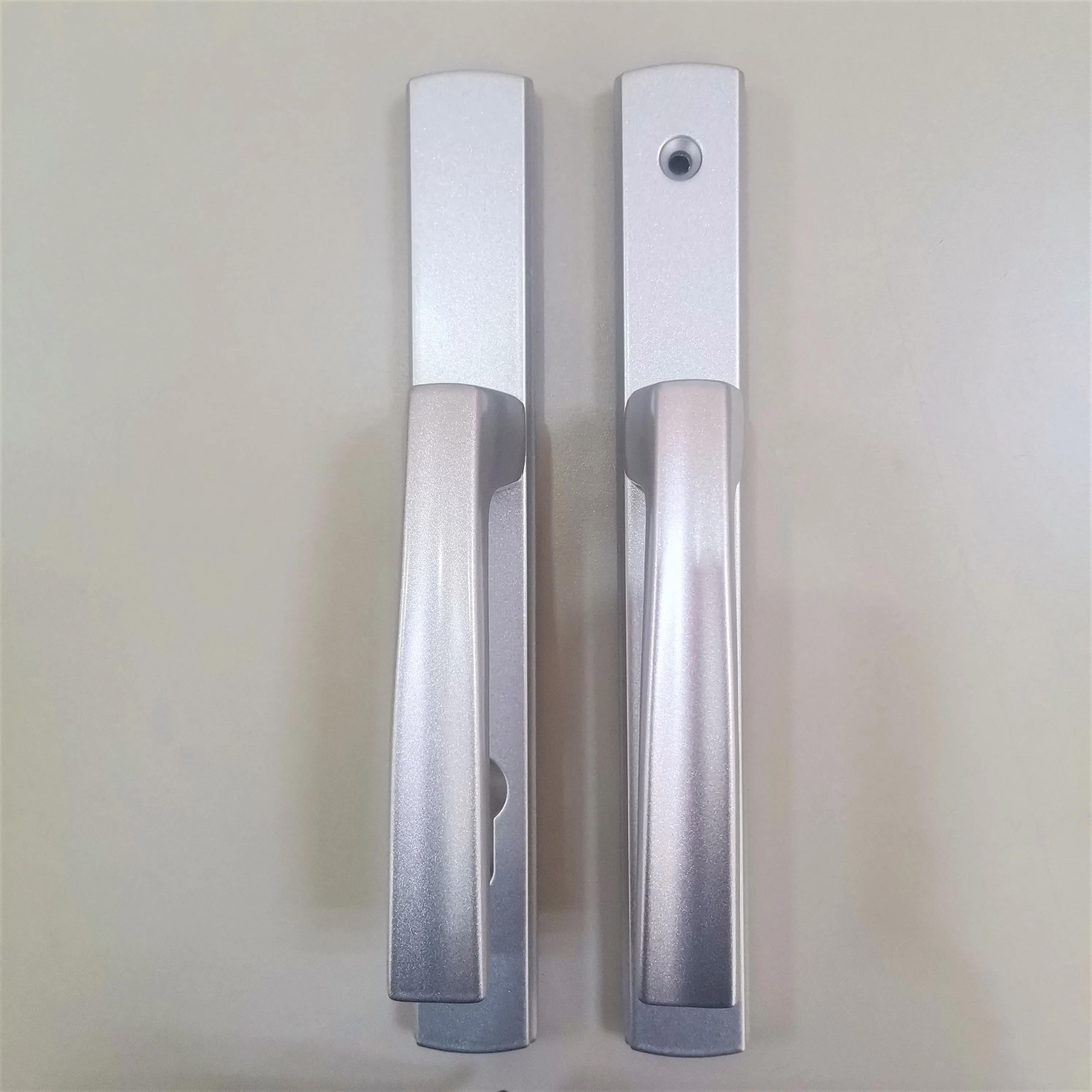 New Style Silver Aluminum Alloy Door Lock Set With Beautiful  Handle Lock For Wooden And Aluminum alloy Door