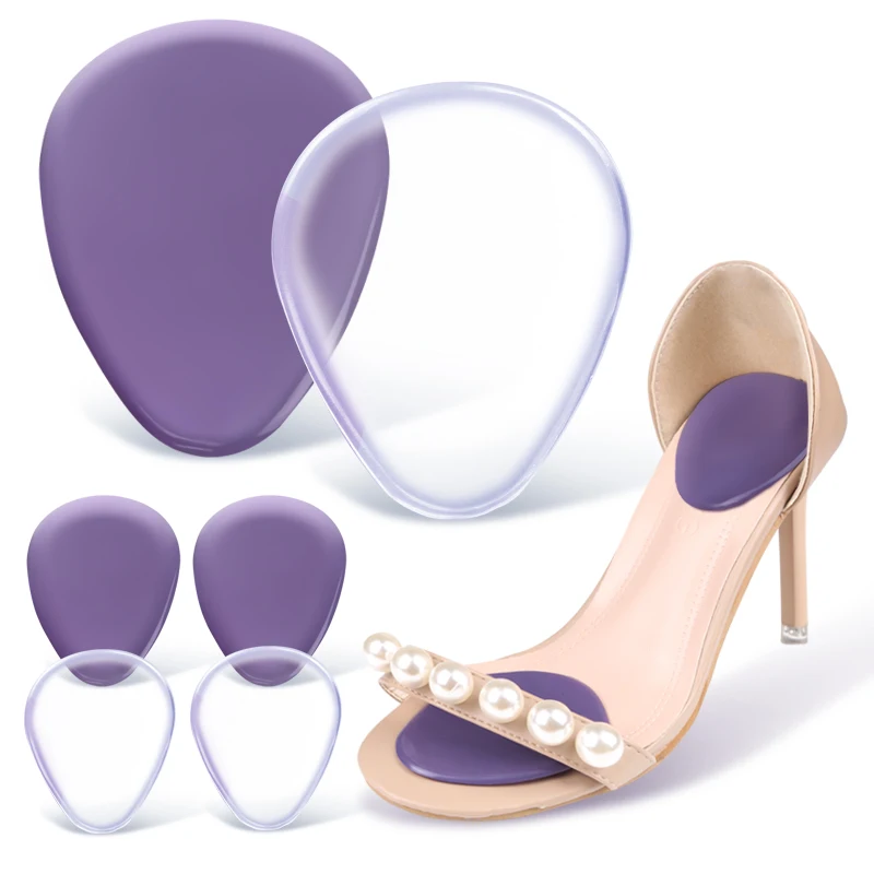 New Style Gel Metatarsal Pads for Women and Men Ball of Foot Cushion Forefoot Pads Soft Silicone Shoe Inserts