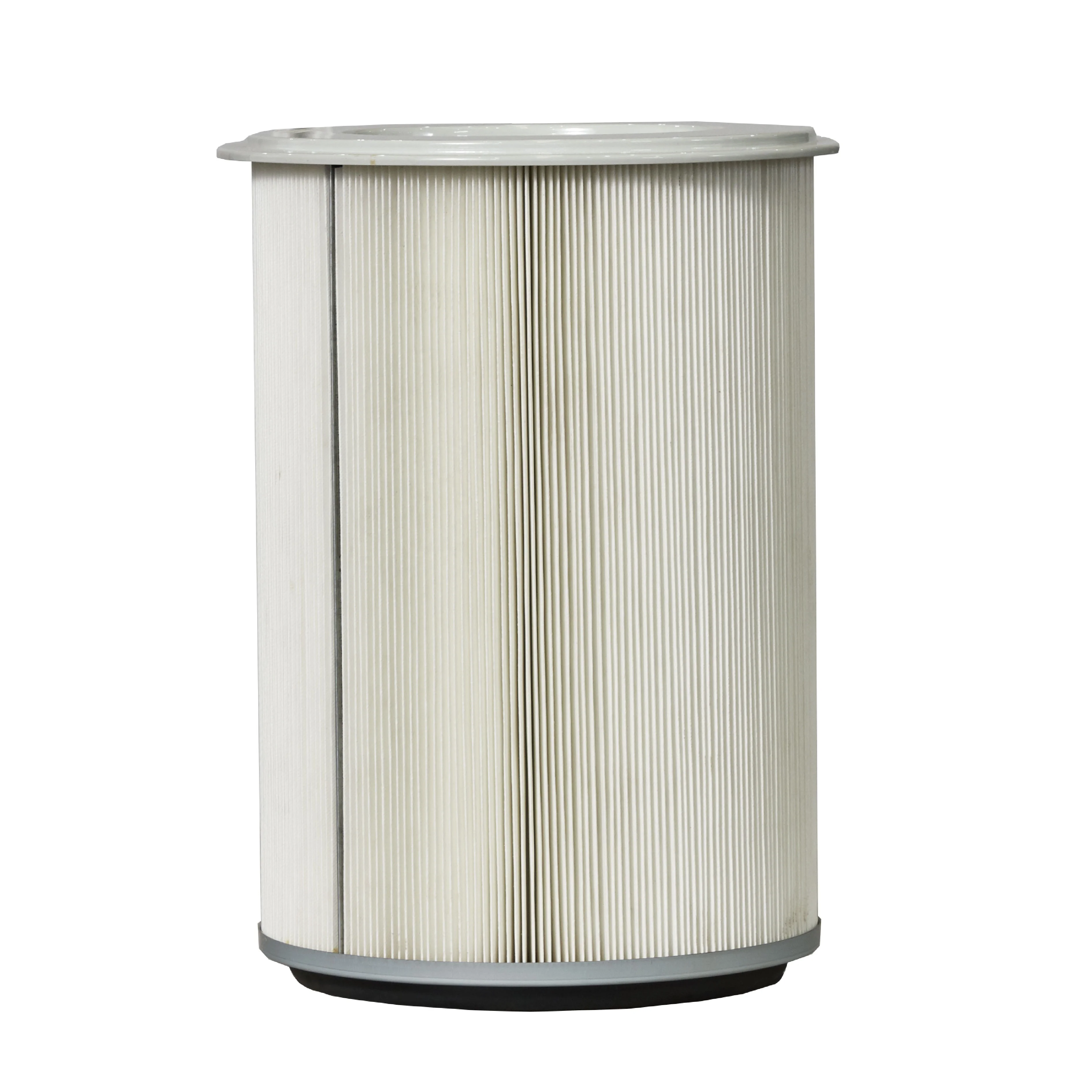Industrial Pleated Polyester Filter Element Cartridge For Dust Collector Above MERV 15 Level