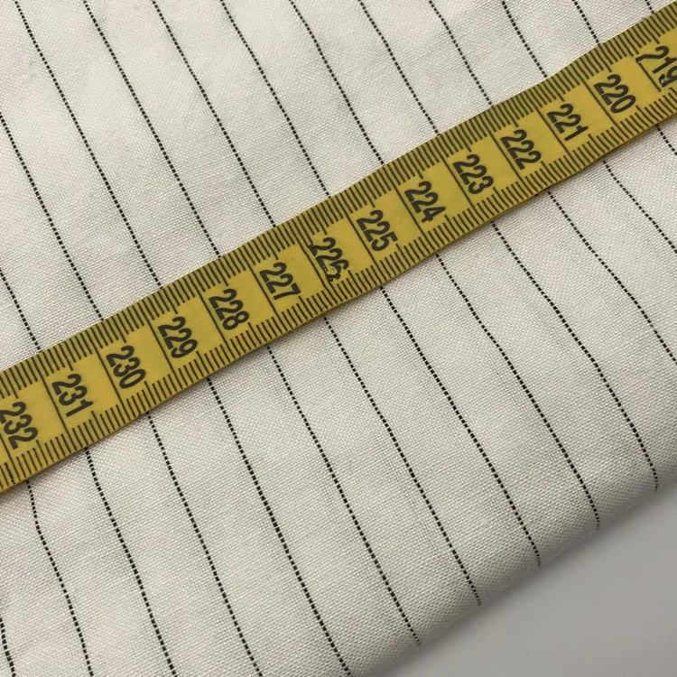 Wholesale Price Linen Cotton Multi Color Stripe Fabric Yarn Dyed Linen Fabric For Shirts Home Textile