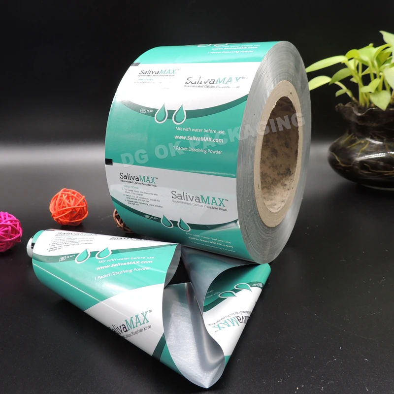 Product Laminated Food Packaging Film Roll Metallized  High Barrier Film Roll Ice Cream Popsicle Packaging Plastic Film Roll