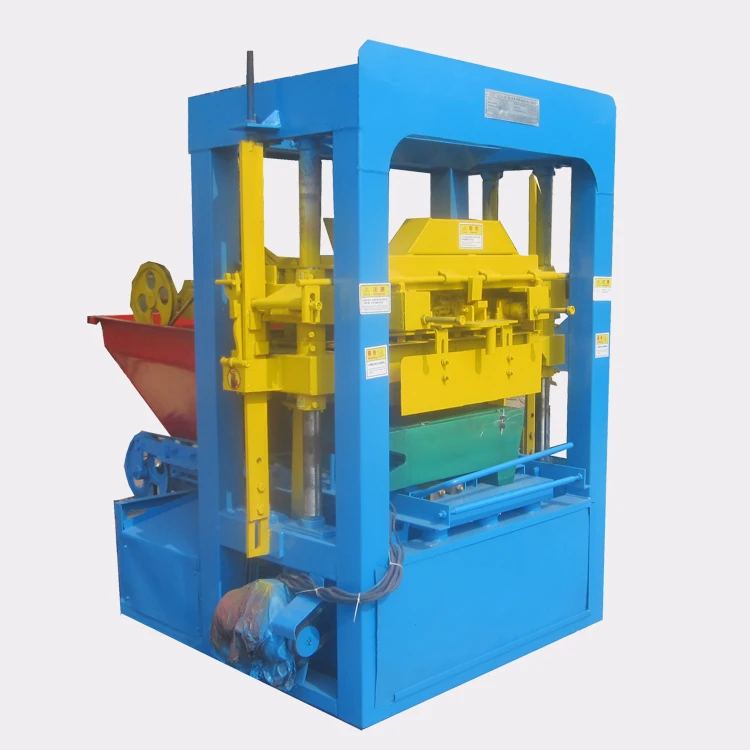 HIgh productivity semi QTJ4-26C hess beton hollow block forming machine