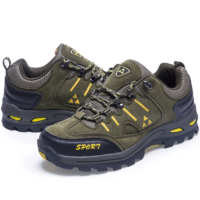 
Breathable waterproof best men stylish outdoor sports hiking shoes 