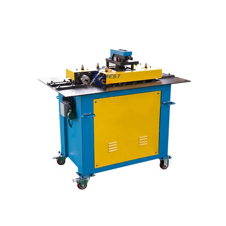 JOBEST brand SA-12HB Stainless steel 1mm sheet metal lockformer pittsburgh machine air condition pipe making machine