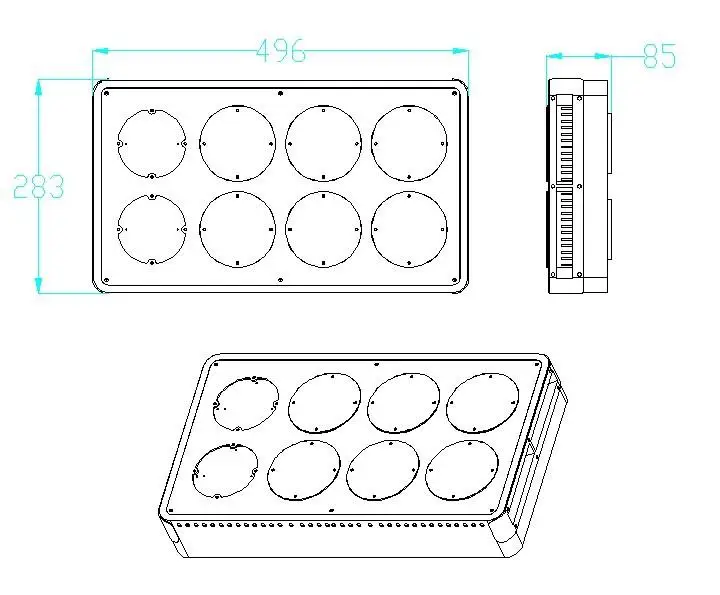 2024 Upgraded LED Grow Light Full Spectrum 630nm 460nm Plant Light for Indoor Plants Seedling Veg and Bloom for Grow Tent