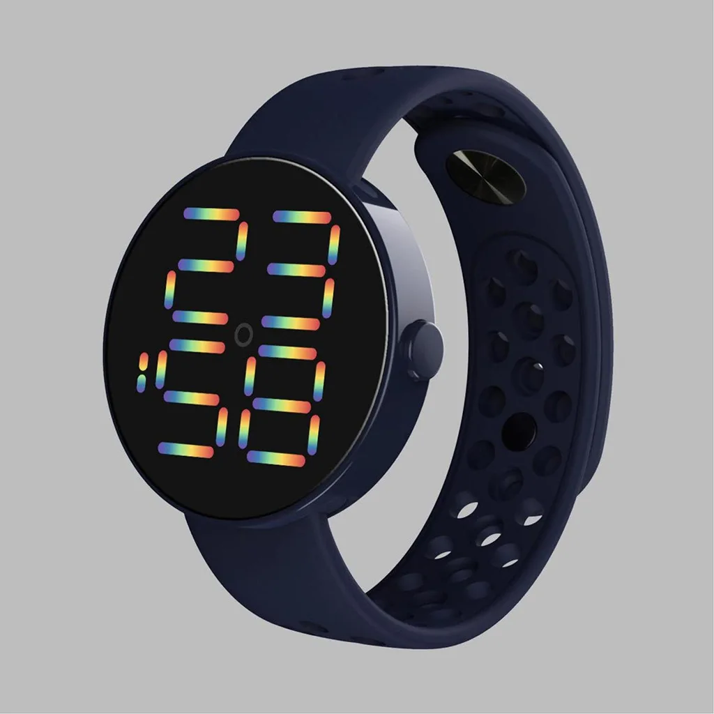 Fashion Digital Watch Clock top unusual futuristic showcase Led Electronic Wristwatch