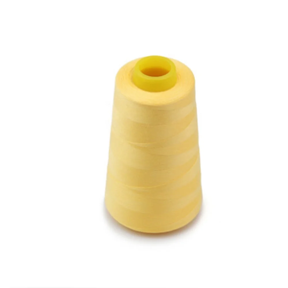Textile Sewing Thread 100% Polyester Spools 40/2 3000 yards/cone Spools Overlock Cone for Hand&Machine Sewing