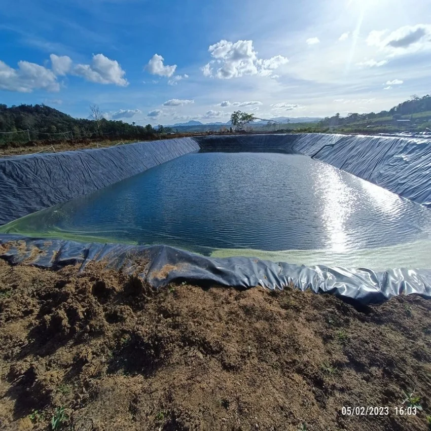 Рыба креветка ферма пруд лайнер черный 0 5 мм пластик HDPE геомембран пластиковая пленка hdpe damliner цена