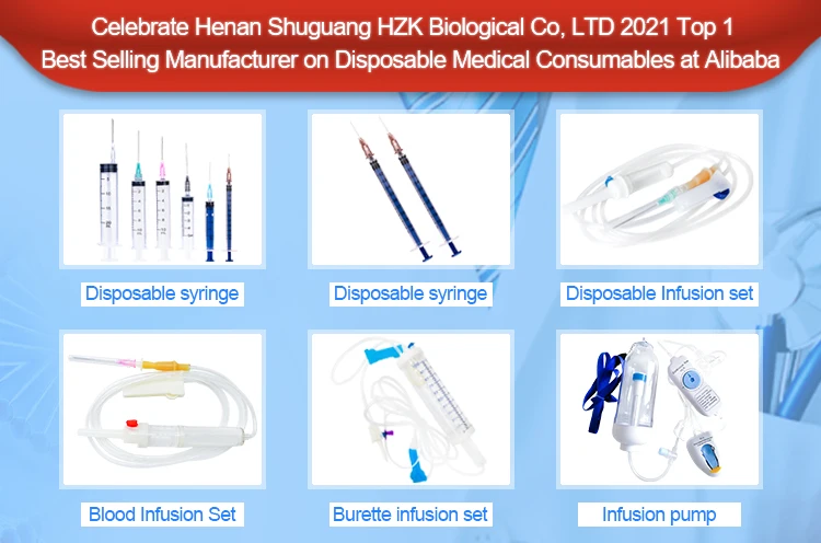 Medical Disposable Disposal Blood Transfusion Set Ce Iso Blood Transfusion Set With Needle