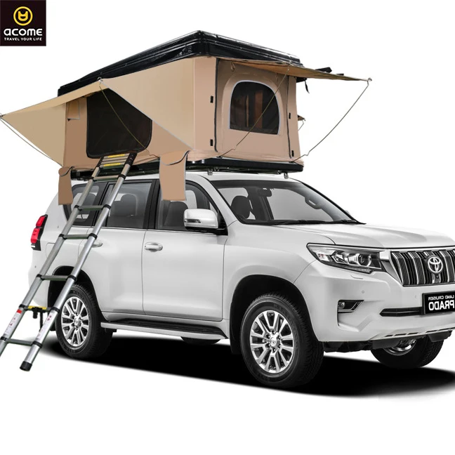 ACOME car tent roof top roof top tent 4 person hard shell aluminium roof top tent