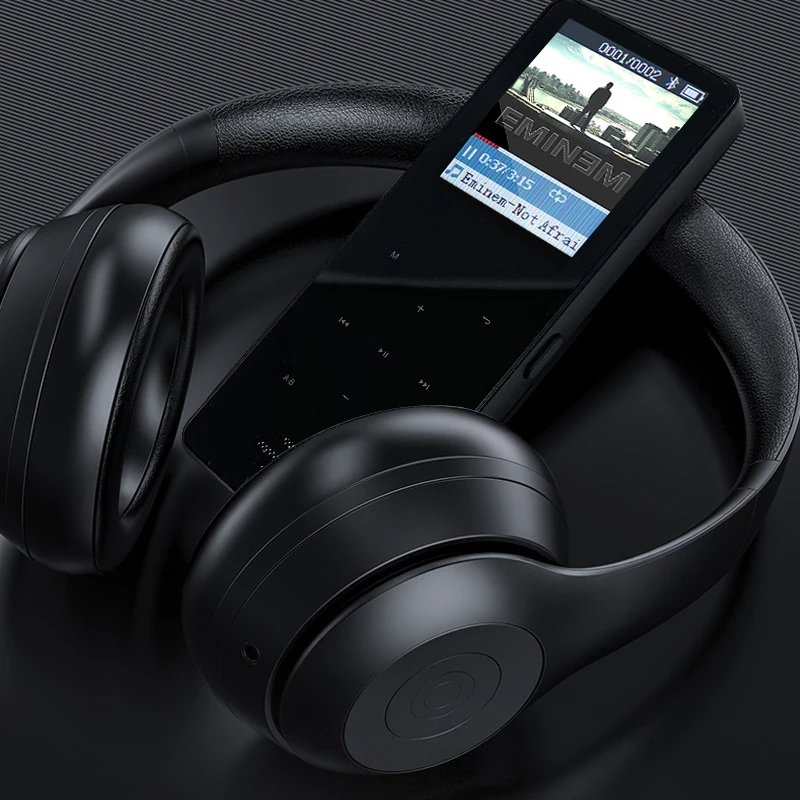 Мини mp3-плеер Aomago, беспроводной модуль чипа, Поддержка WAV WMA TF-карты, 128 ГБ памяти, расширение MP4 видеоплеер