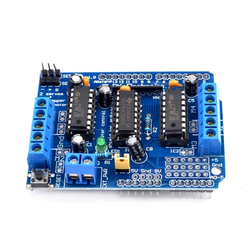 Плата расширения привода двигателя для Arduino L293D модуль щит управления мотором