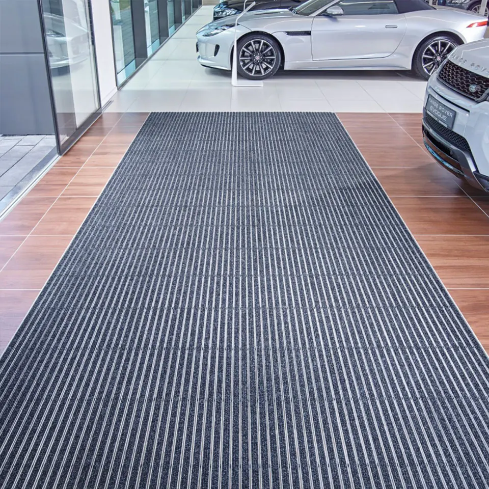 2.0mm New Arrival Entrance Alloy Aluminum Security Barrier Doormat Floor Entry Door  Mat for Star Hotel and Office Building