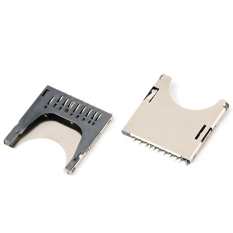 Wholesale Micro sd / sim card connector shorten type 11pin 1.5H-1.85H MUP-M015 TF card socket