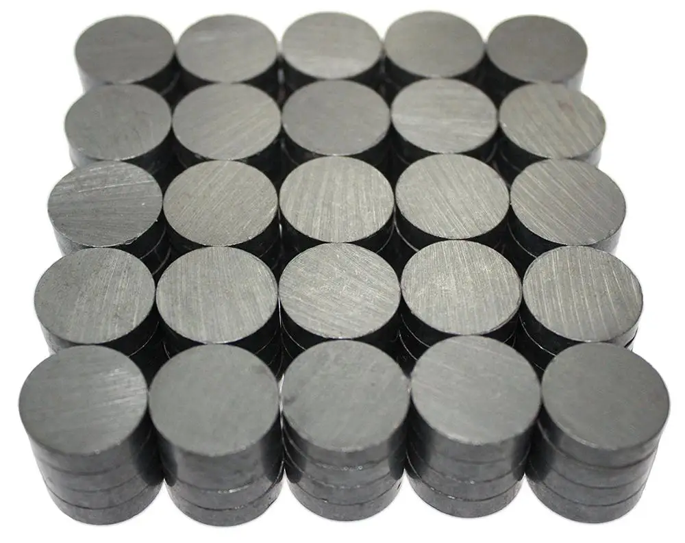 High quality d25x3mm ferrite /ceramic round disc magnet