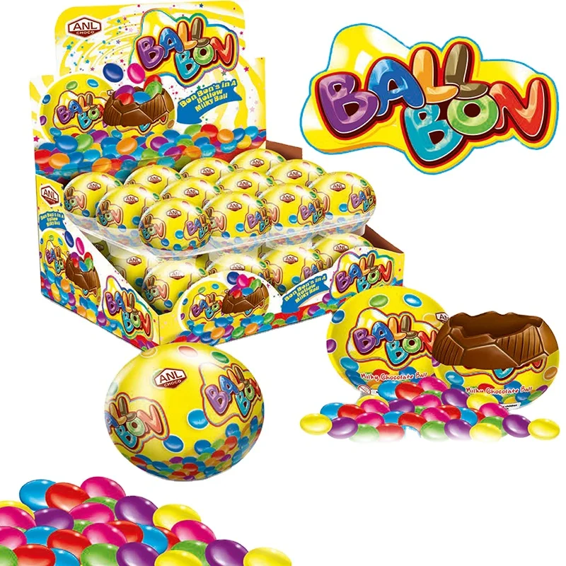 Ball Bon Milky Chocolate Surprise Egg With Filled Mini Chocolate Snacks