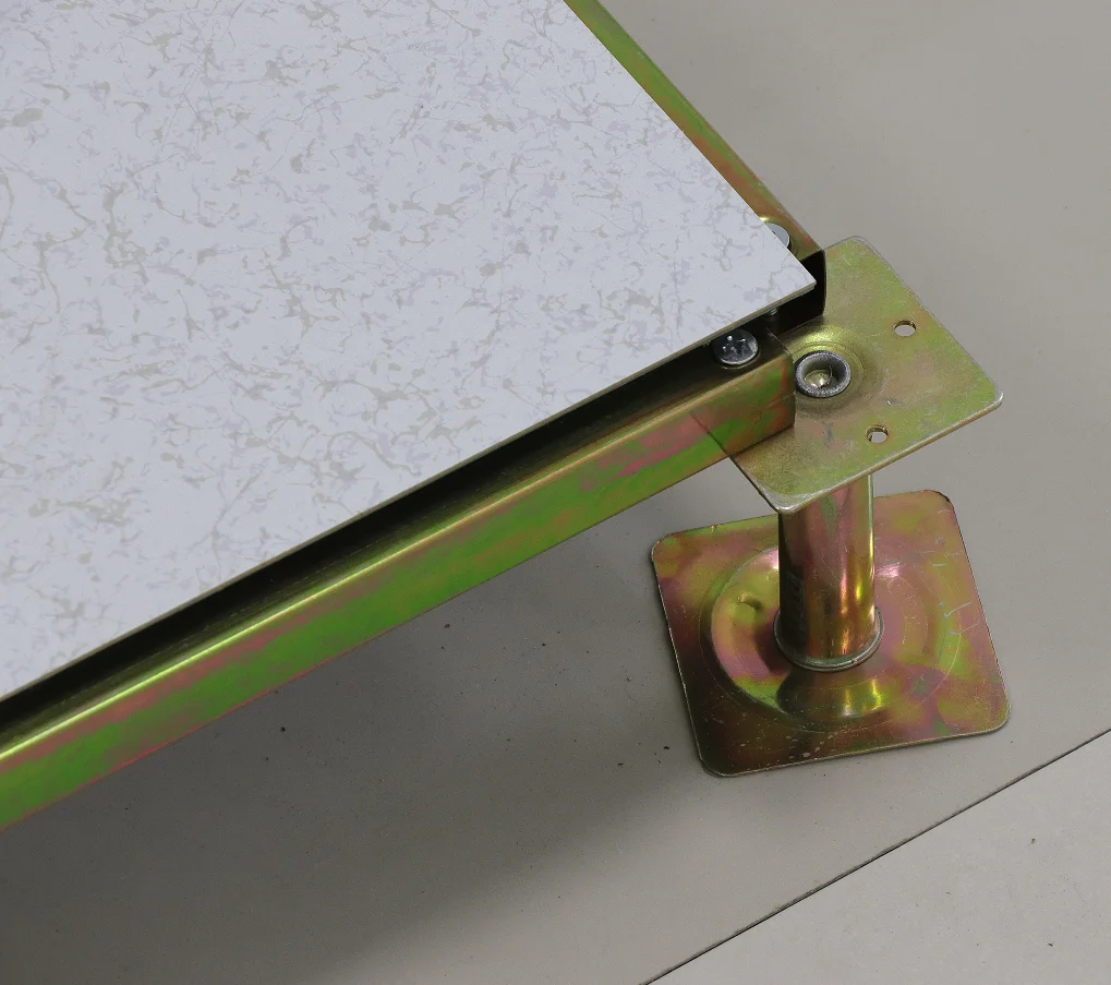 Hot selling product  Adjustable Access Edgeless Anti-Static Flooring All steel borderless HPL anti-static raised floor