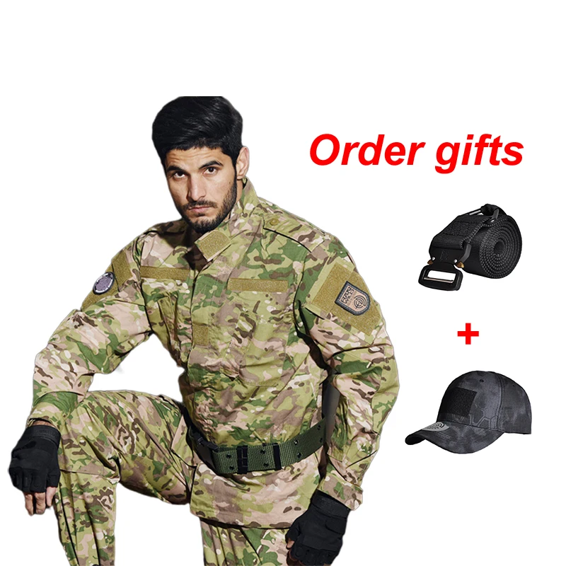 
2021 Factory special forces outdoor live action CS field combat army coat uniform camouflage suit marine military uniforms 
