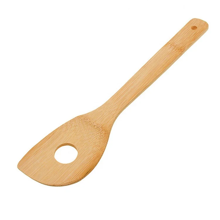 
Spoon and spatulas 4 pieces Kitchen Set Serving Tools Natural Wooden Bamboo Cooking Utensils 