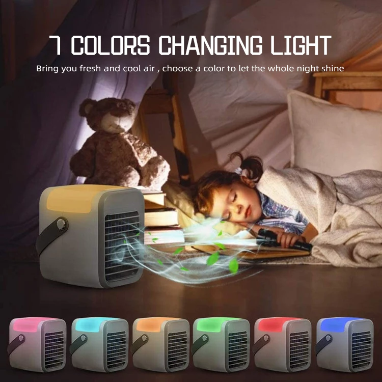 3 In 1 Led Mini Usb Water Air Fan Portable Air Cooler Fan Mini Usb Air Conditioner 7