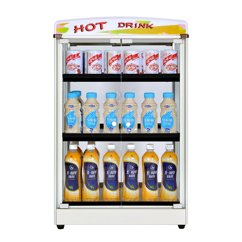 China Factory Canned Drink Warmer Display Canned Juice Heating Machine Milk Heating Cabinet for Restaurant Liquid Food Warmer