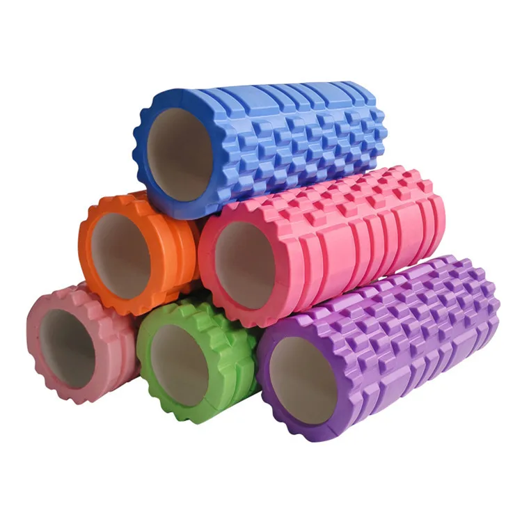 Amyup hot sale custom logo wholesale grid fitness roller massage eva back roller yoga column yoga foam roller for exercise
