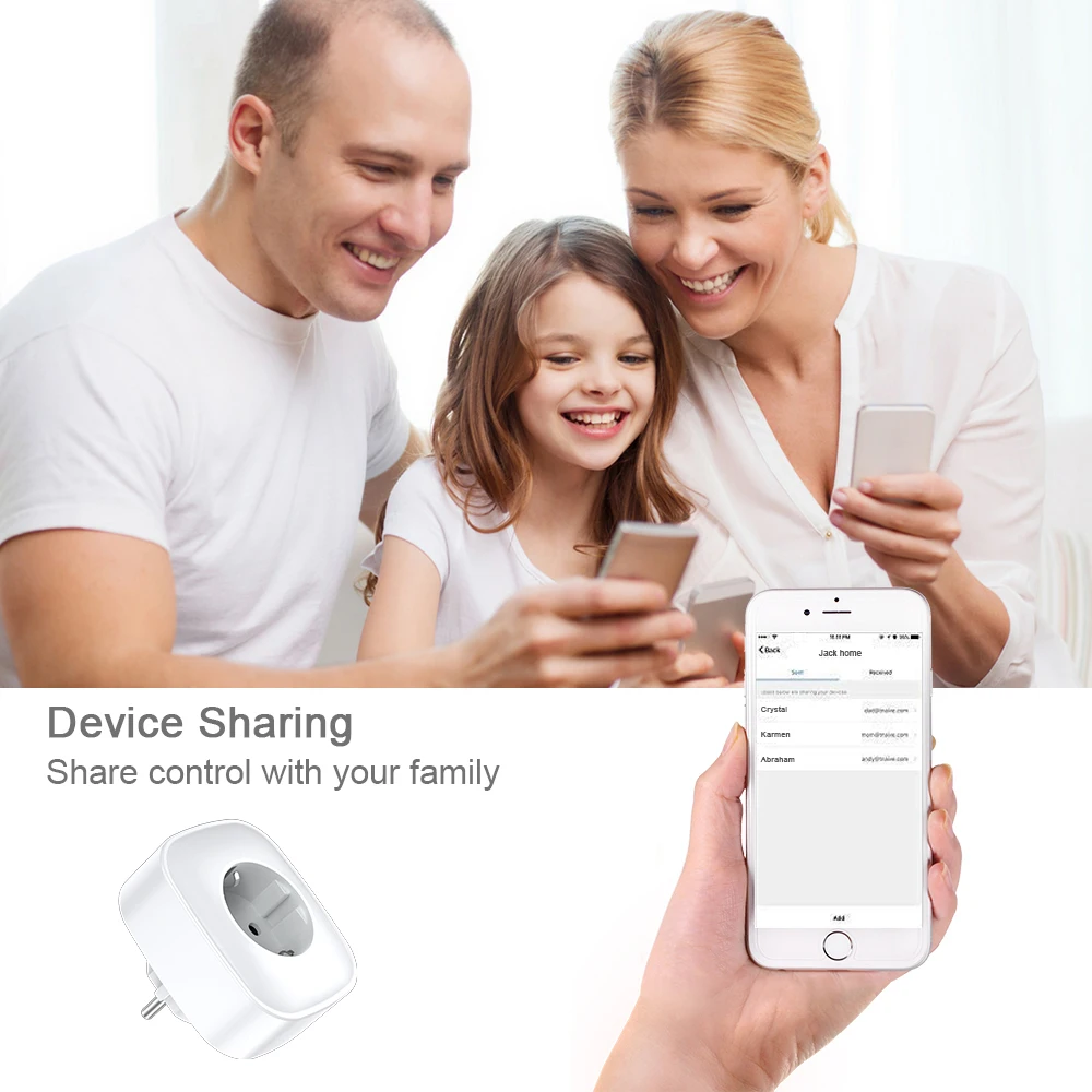 BSD63 EU Smart Plug tuya zigbee mesh with energy monitor 16a 20a can firmware custom base on esp series smart home products