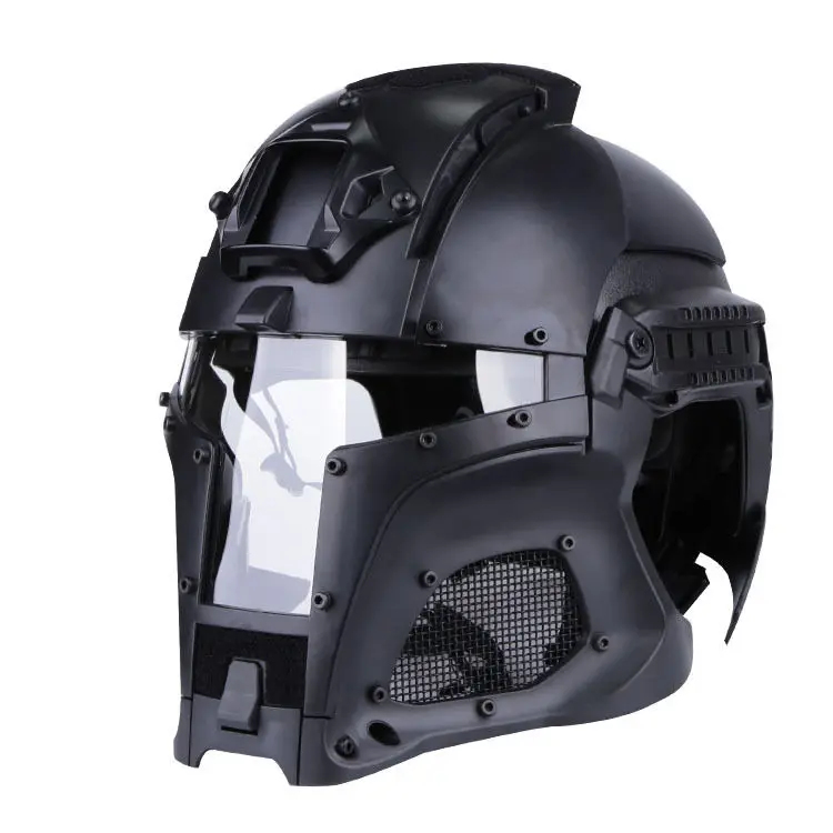 Medieval Iron helmet Tactical outdoor retro protective gear helmet Impact resistant helmet
