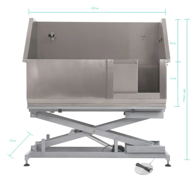 AEOLUS BTS-131E Stainless steel electric lifting grooming tub